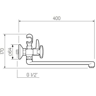 Смеситель для ванны РМС SL117-140E